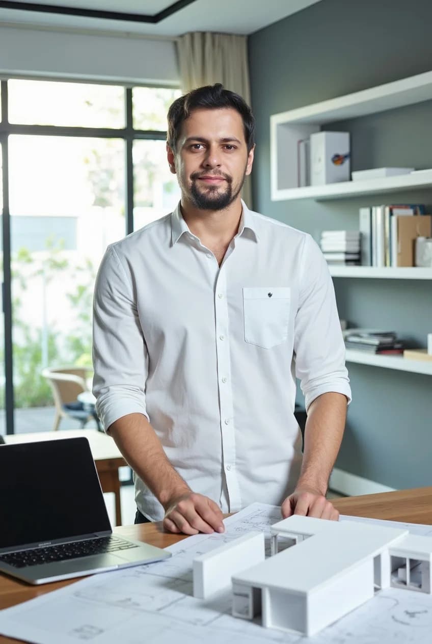 Herkullys de Sousa Silva, arquiteto e fundador da Planta Fácil 3D