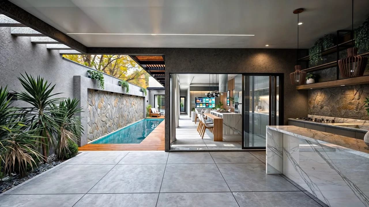 Casa térrea 7x25 com 2 quartos